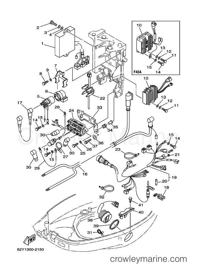 Yamaha Motors F40A (66W1) [030] - ELECTRICAL 2