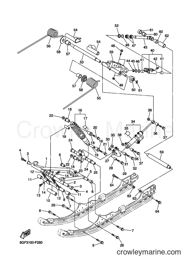 2007 Snowmobile RS10S - RS10S (8GF3) [020] - TRACK SUSPENSION 2