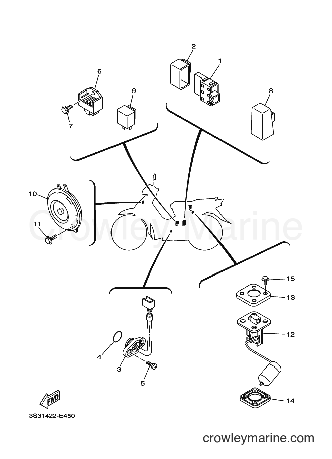 Yamaha Motors T110LE (3P92) [010] - ELECTRICAL 2