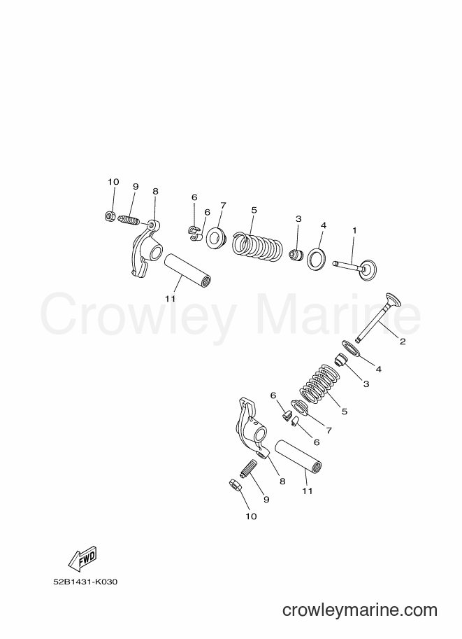 Yamaha Motors XC115S (52B3) [010] - VALVE