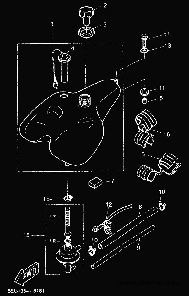 2000 Scooter YH50 - YH50 (5FV3) [010] - FUEL TANK