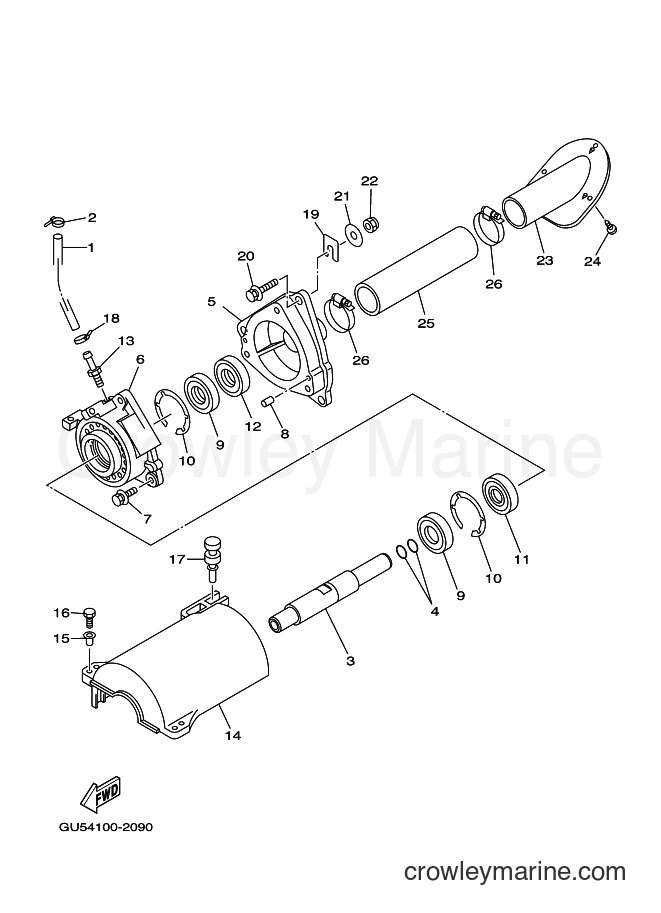Yamaha Motors JET FOR SV1200Y (66GK) [010] - JET UNIT 2