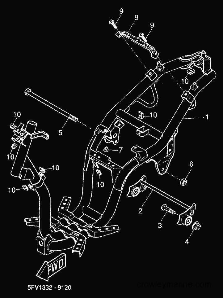 Yamaha Motors YH50 (5LD5) [020] - FRAME