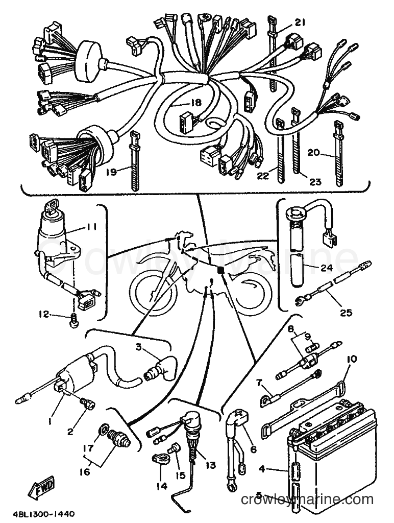 1993 Dirt Bike DT125RE - DT125RE (4DK3) [999] - ELECTRICAL 1
