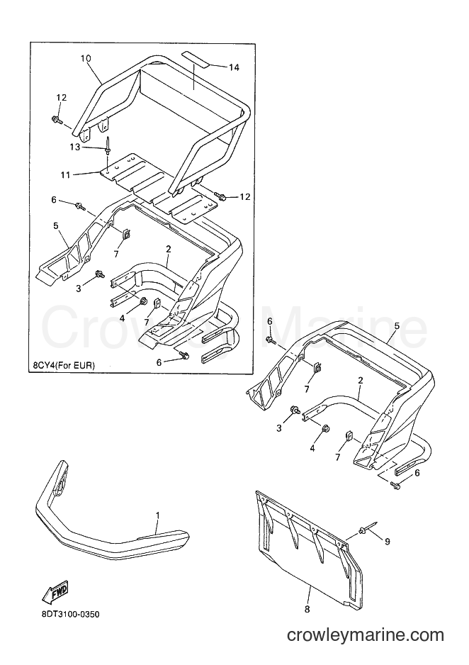 Yamaha Motors VT500 (8CY4) [020] - BUMPER