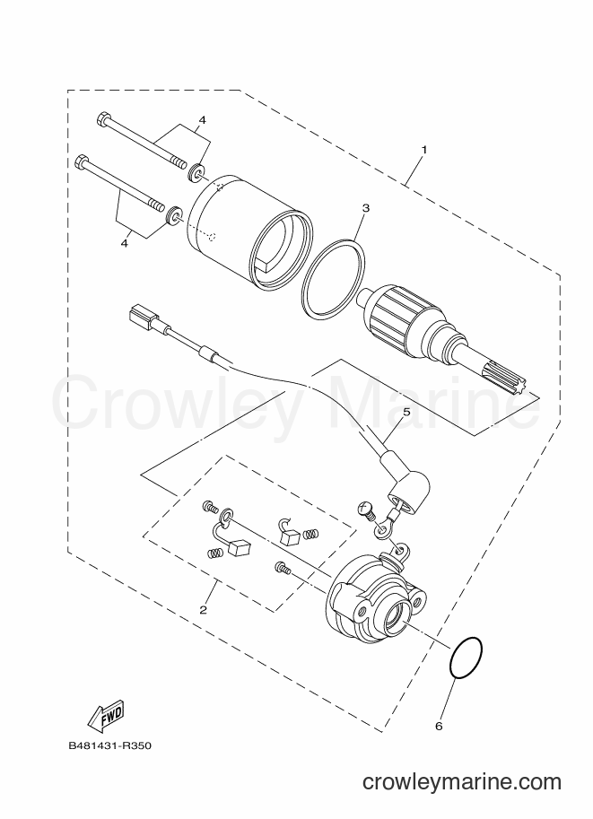 Yamaha Motors TFX150 (BY71) [010] - STARTING MOTOR