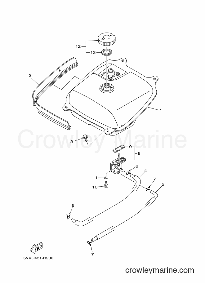 2009 Scooter AL115S - AL115S (5VVD) [010] - FUEL TANK