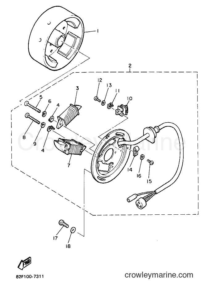 Yamaha Motors BR250 (89B1) [010] - GENERATOR