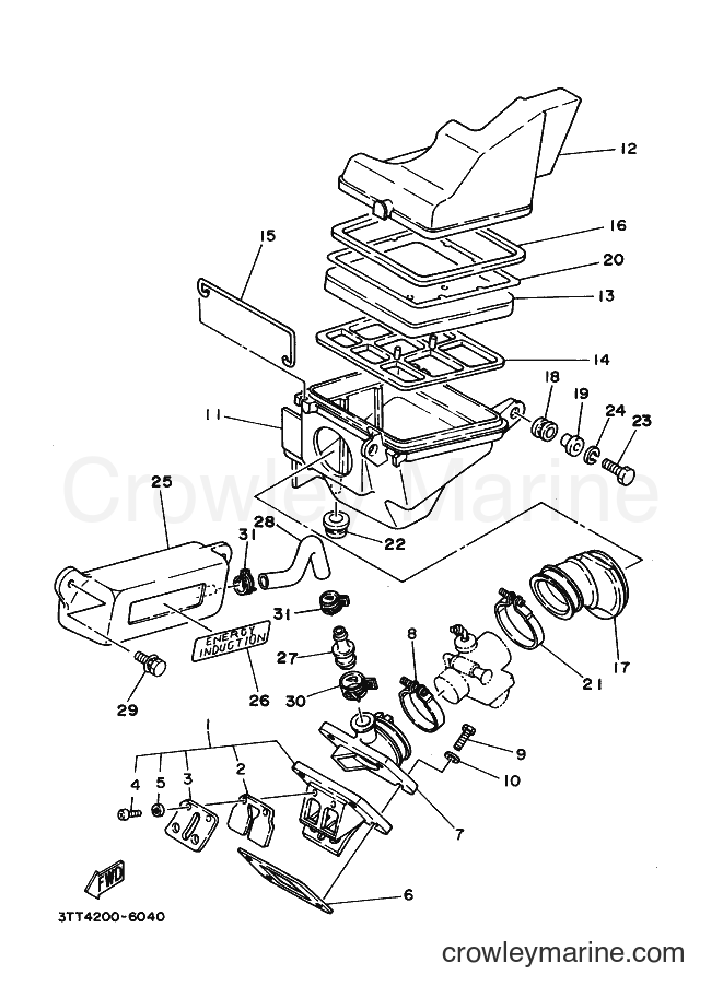 2007 Dirt Bike DT175 - DT175 (3TSL) [010] - INTAKE