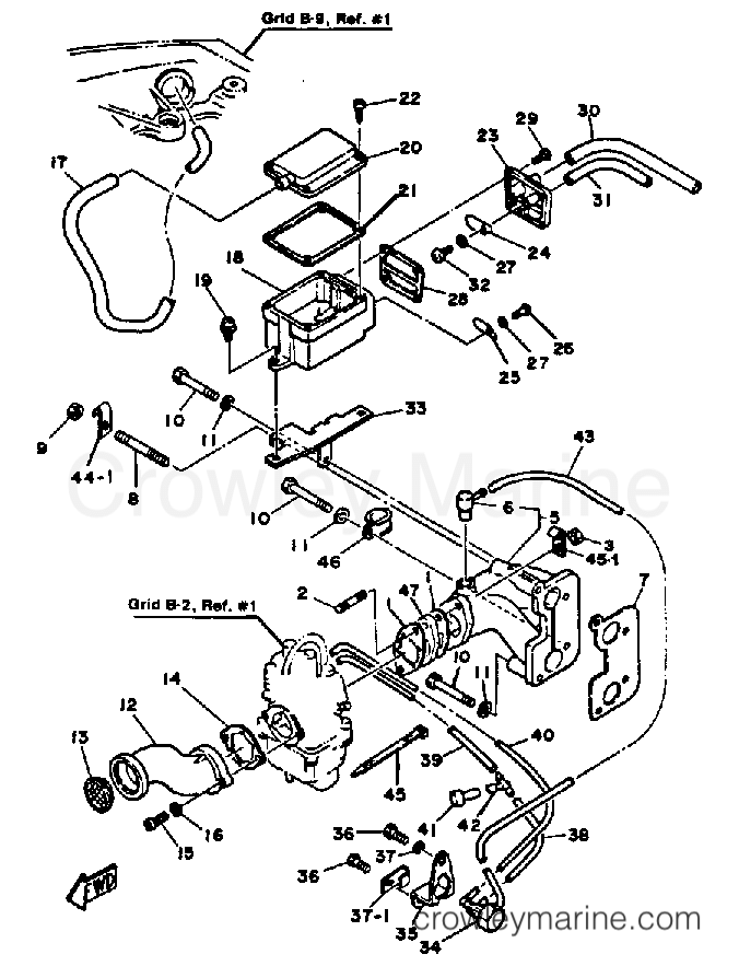 Yamaha Motors F9.9SK - INTAKE