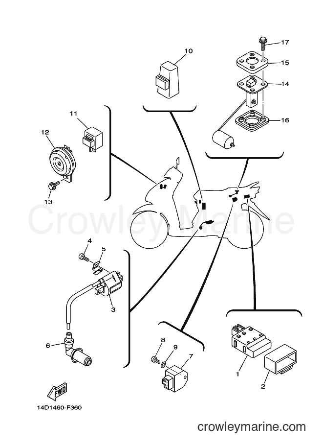 Yamaha Motors AL115C (14D2) [010] - ELECTRICAL 2