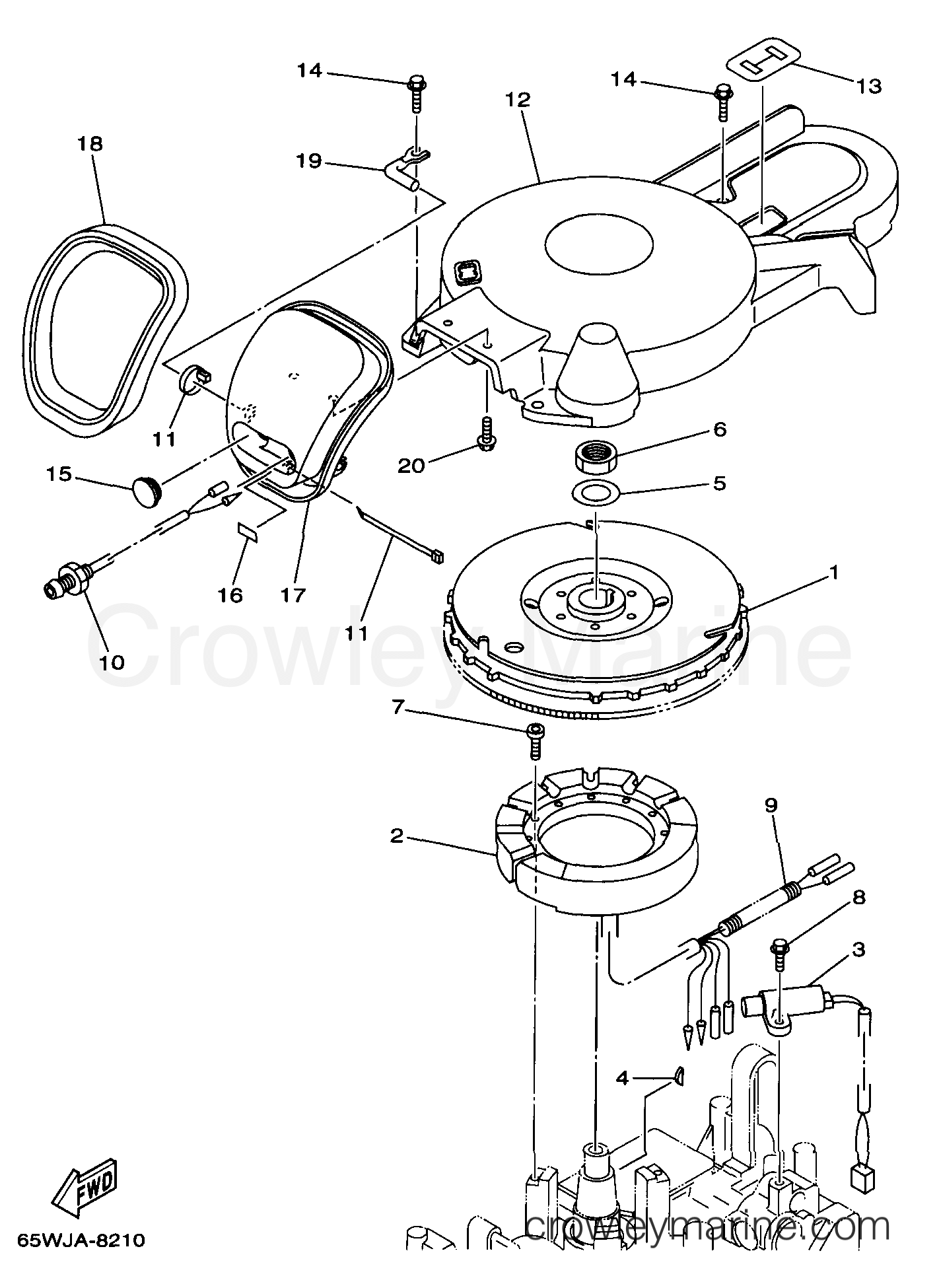 Yamaha Motors F25TLRW - GENERATOR