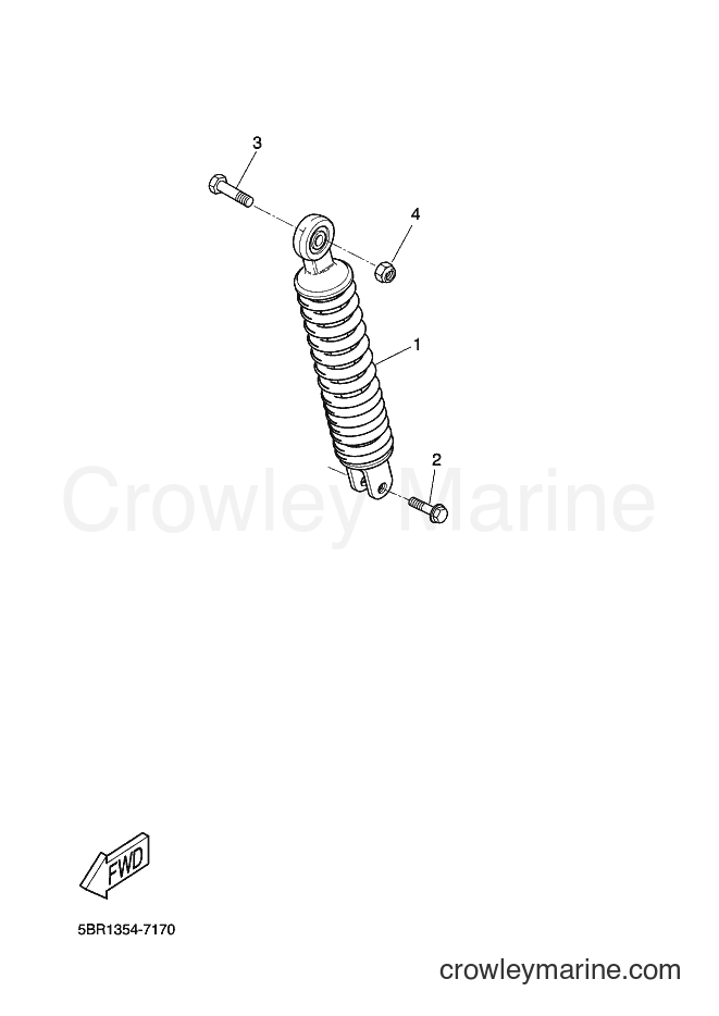 2013 Scooter NS50 - NS50 (1PH1) [120] - REAR SUSPENSION