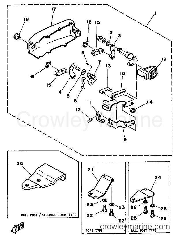 Yamaha Motors 30ESG - REMOTE CONTROL ATTACHMENT