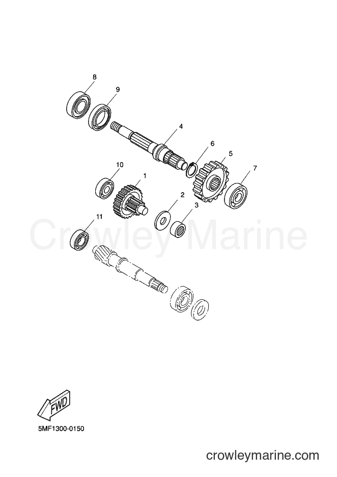 2000 Scooter XN125 - XN125 (5MF1) [040] - TRANSMISSION