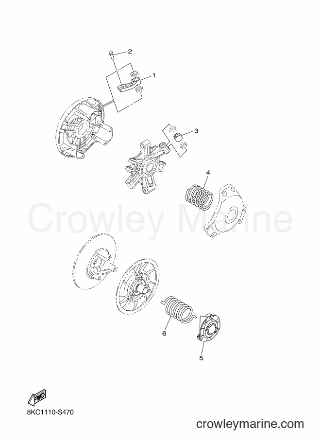 Yamaha Motors SRS10LD (8MB1) [010] - ALTERNATE DRIVE SETTING 1