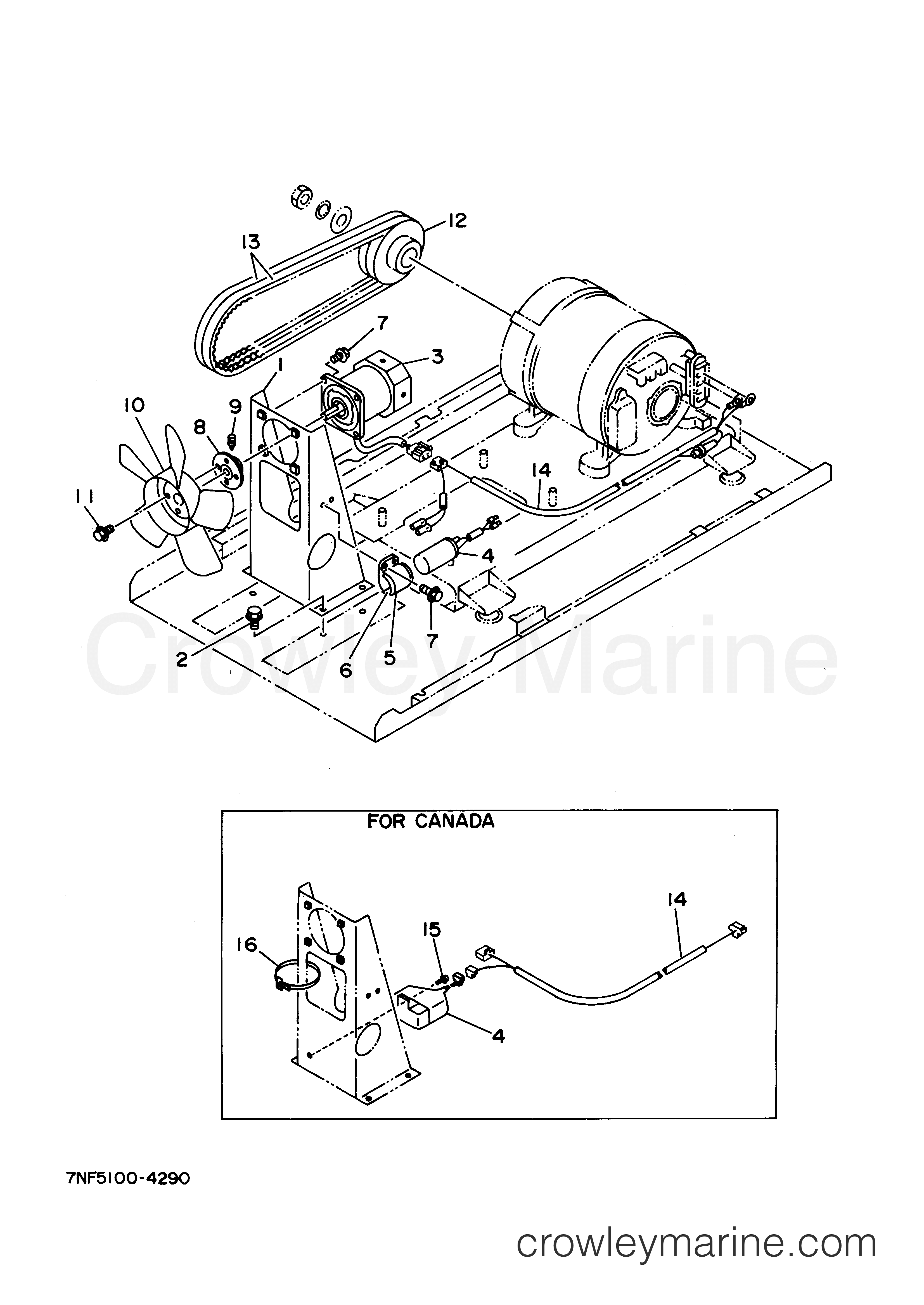 Yamaha Motors EDL6500S2 - COOLING SYSTEM