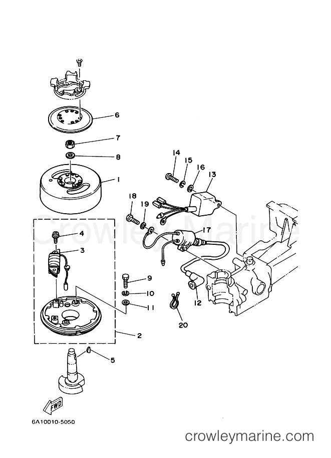 Yamaha Motors 2MSHC (6A13) [020] - GENERATOR