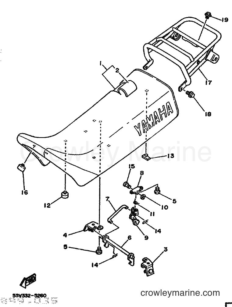 1986 Scooter DT80LC - DT80LC (53W) [999] - SEAT & CARRIER