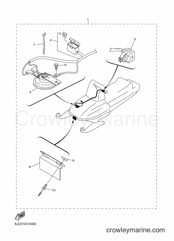 Yamaha Motors VK540E (8JD2) [020] - ELECTRICAL 3
