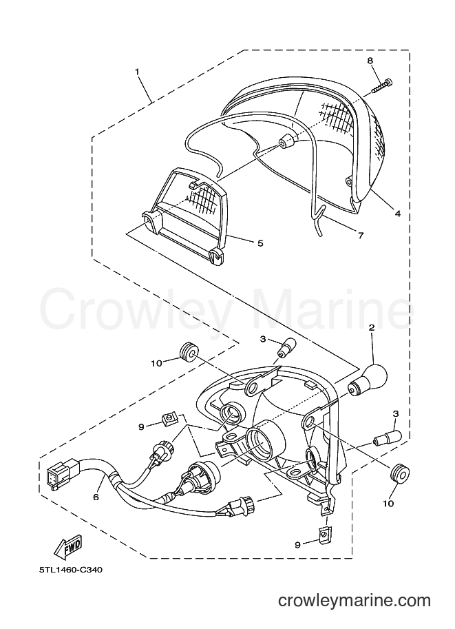 Yamaha Motors AL115 (5WPD) [010] - TAILLIGHT