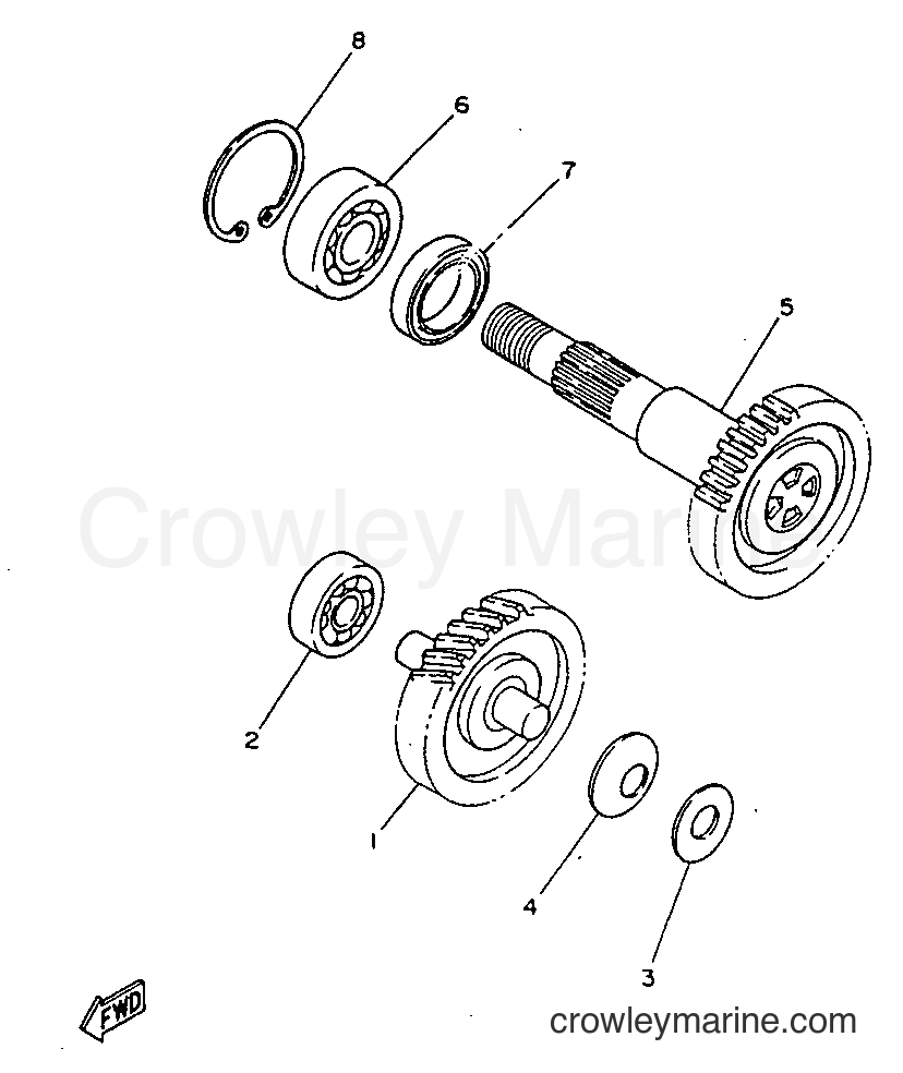 1997 Scooter YN50 - YN50 (5AD3) [99A] - TRANSMISSION