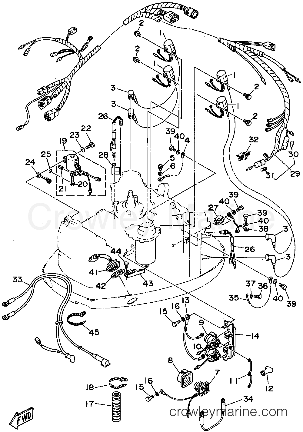 Yamaha Motors P115TLRU - ELECTRICAL 2