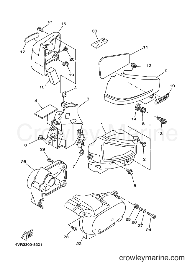 Yamaha Motors XVS650 (4VRE) [060] - SIDE COVER