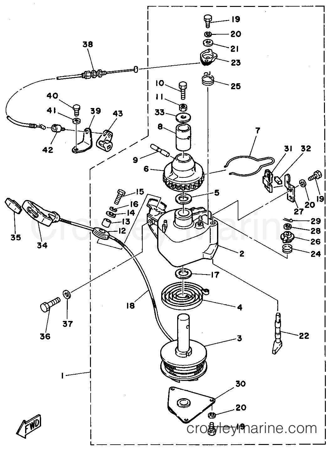 Yamaha Motors T9.9ELHT - STARTER