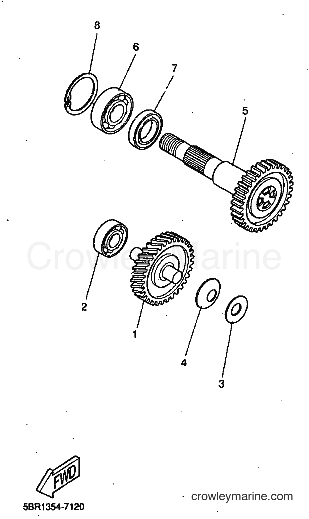 1998 Scooter YQ50L - YQ50L (5CL3) [010] - TRANSMISSION