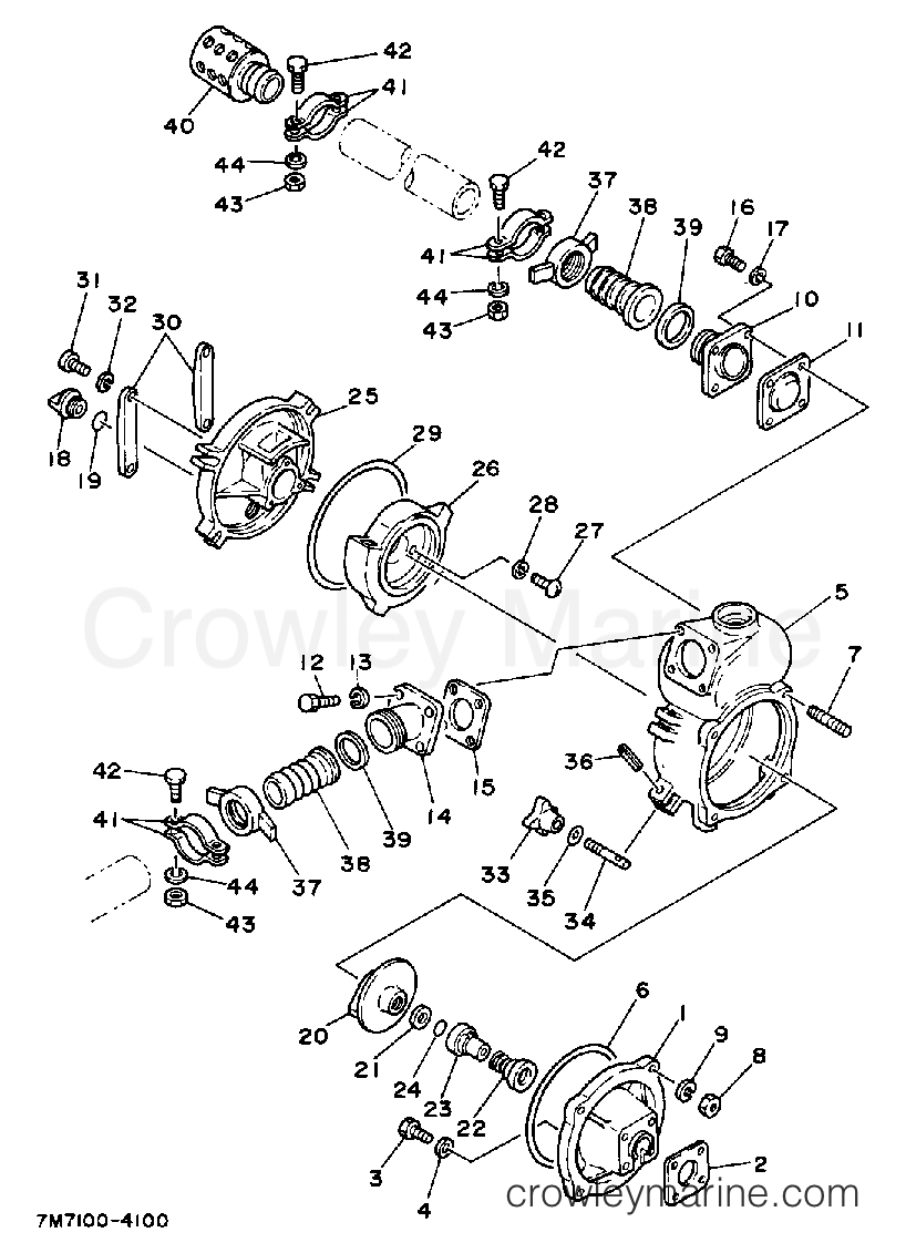 Yamaha Motors YP30NT - WATER PUMP