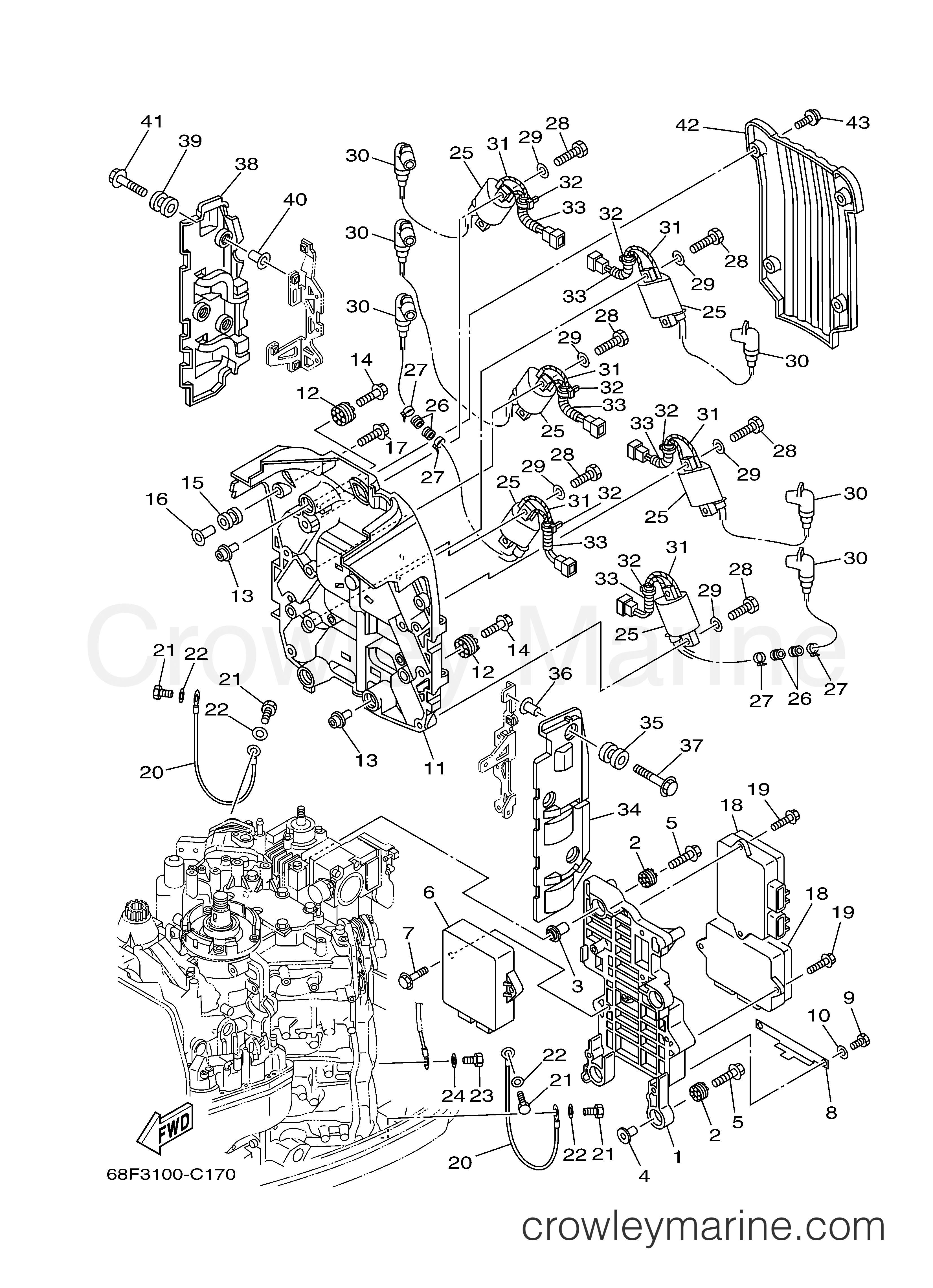 Yamaha Motors LZ200TXRC - ELECTRICAL 1
