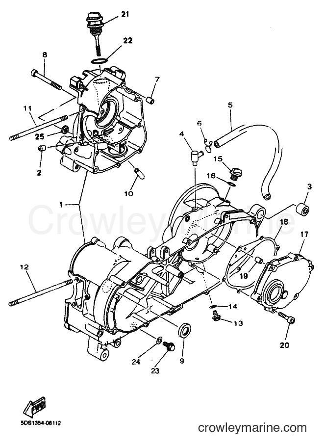 Yamaha Motors YP125E (5DSL) [010] - CRANKCASE