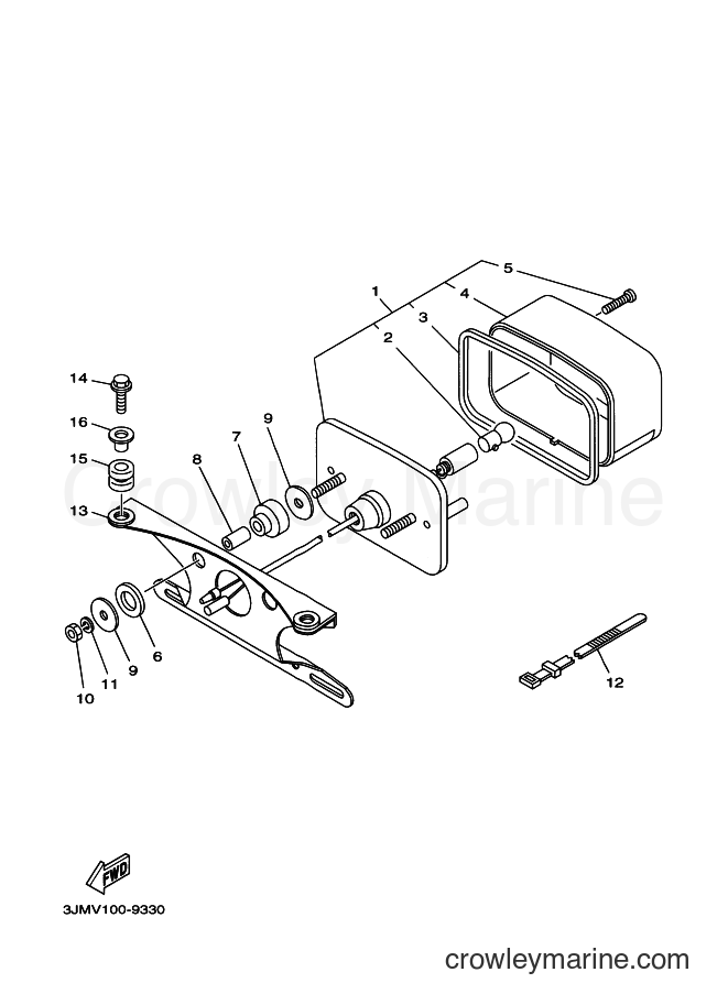 Yamaha Motors YFS200 (5KJ2) [010] - TAILLIGHT 2