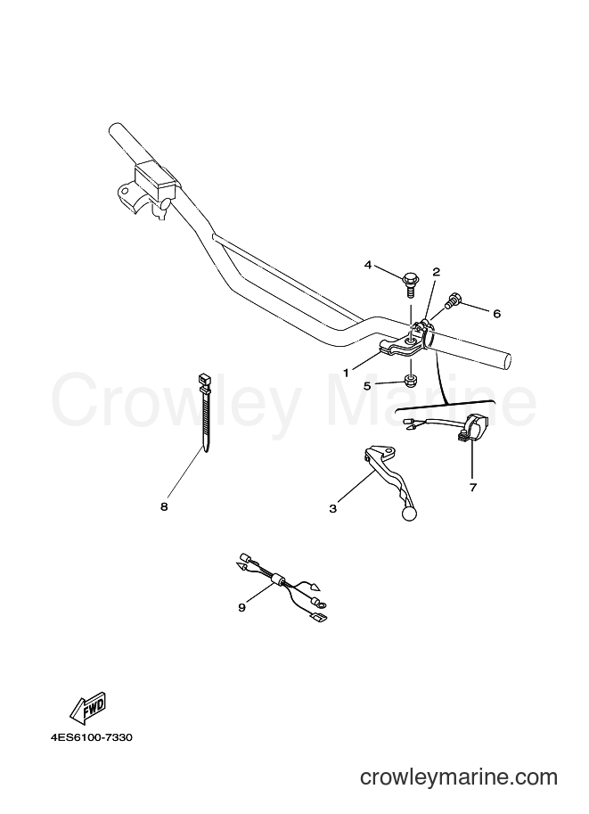 2000 Dirt Bike YZ80LW - YZ80LW (4LC7) [020] - HANDLE SWITCH & LEVER