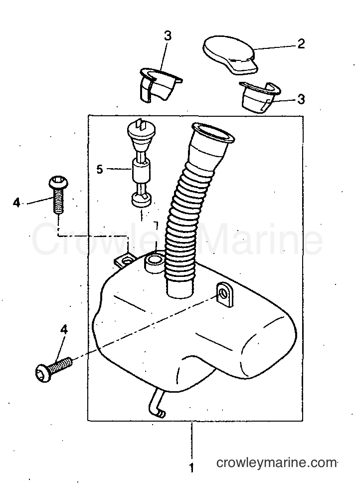 1999 Scooter YH50 - YH50 (5FV1) [020] - OIL TANK