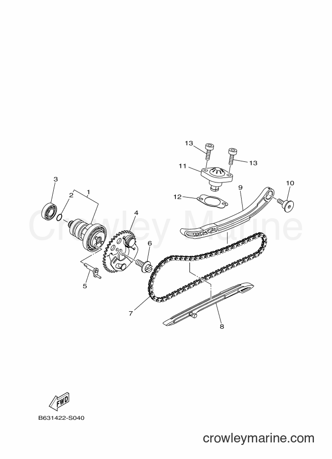Yamaha Motors GDR155 (B65A) [010] - CAMSHAFT & CHAIN