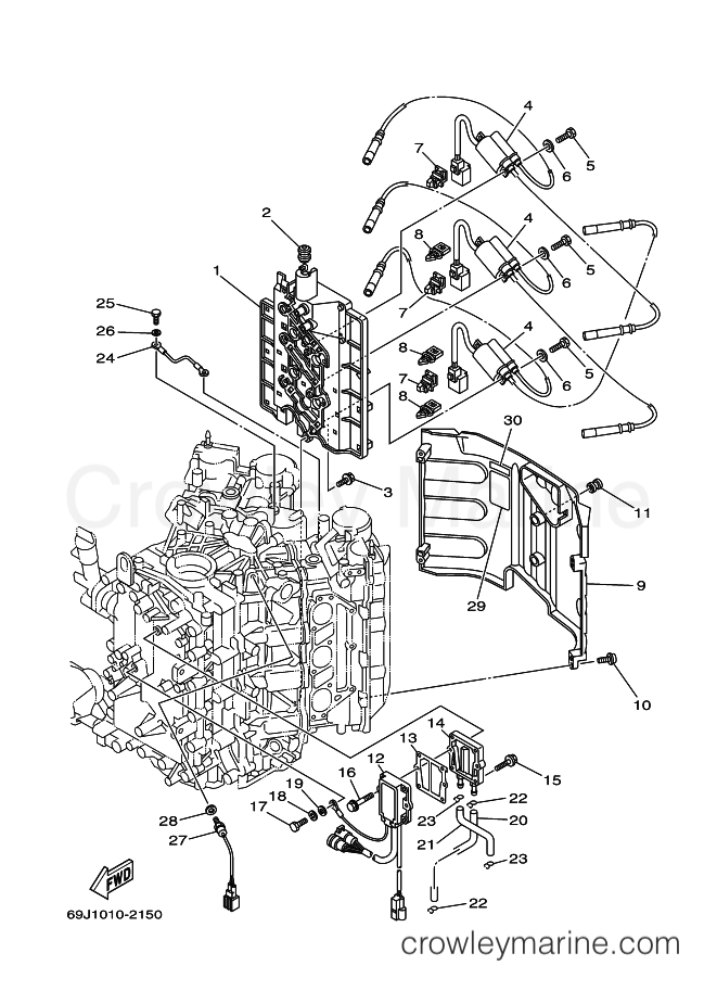 Yamaha Motors F200A (60L1) [030] - ELECTRICAL 1