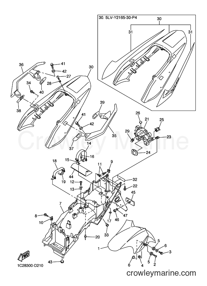 2005 Street Bike FZS1000S - FZS1000S (1C2A) [010] - FENDER