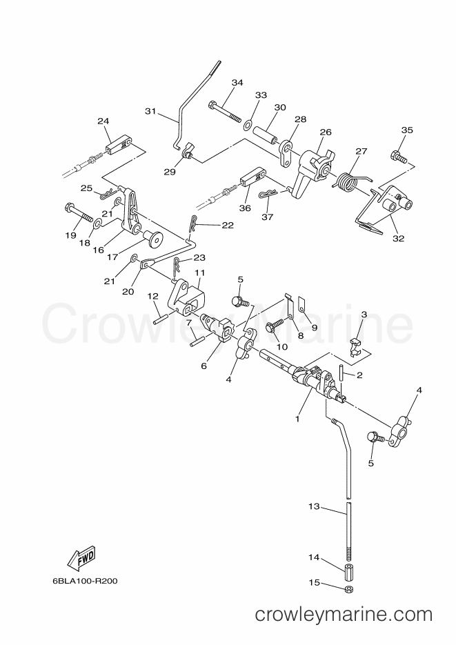 Yamaha Motors FT25FETL (6BLA) [040] - CONTROL