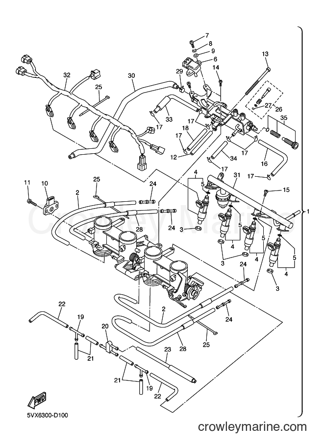2006 Street Bike FZ6-S - FZ6-S (5VXB) [030] - INTAKE 2