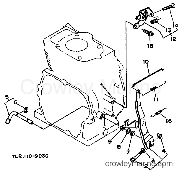 Yamaha Motors YG450D - GOVERNOR