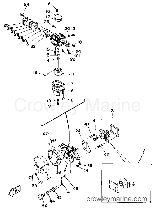 Yamaha Motors 4SG - INTAKE CARBURETOR