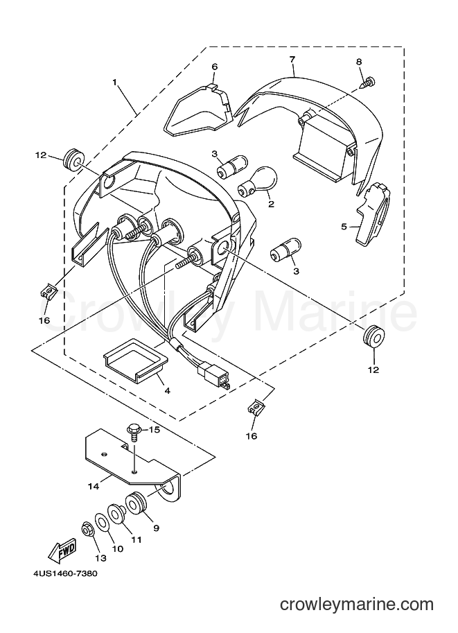 2003 Street Bike V110E - V110E (4WHC) [010] - TAILLIGHT