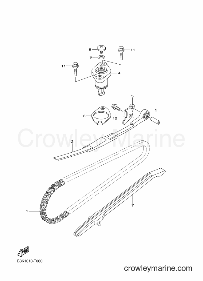 2018 Scooter CEH50D - CEH50D (B3K2) [010] - CAMCHAIN & TENSIONER