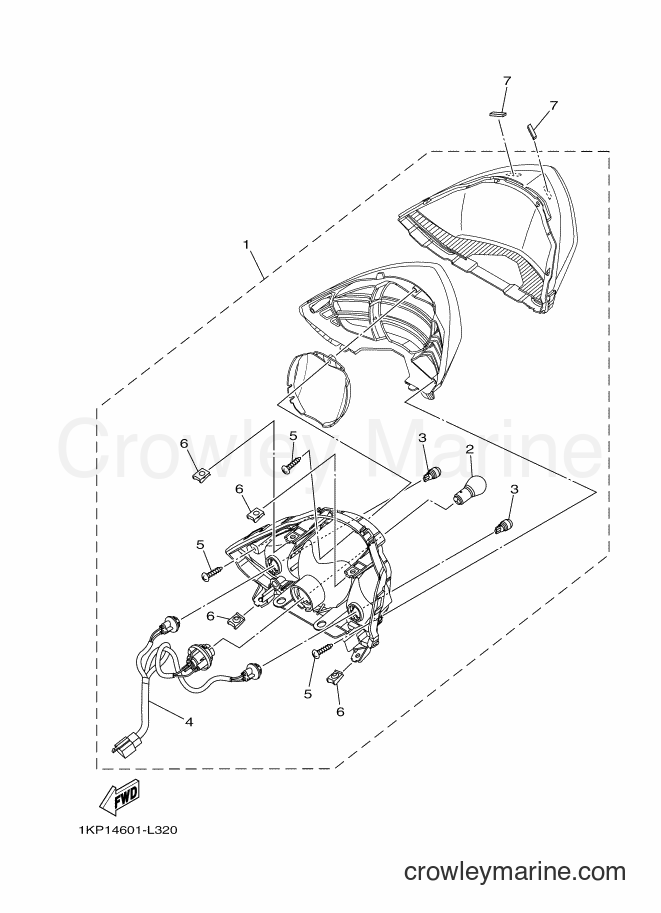 2013 Scooter AL115FX - AL115FX (1KPC) [010] - TAILLIGHT