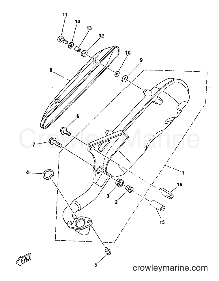1996 Scooter CY50R - CY50R (3WG6) [999] - EXHAUST