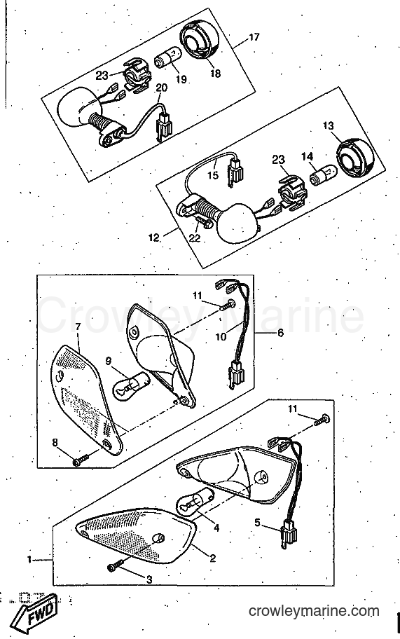 1997 Scooter YQ50 - YQ50 (5CN1) [999] - FLASHER LIGHT