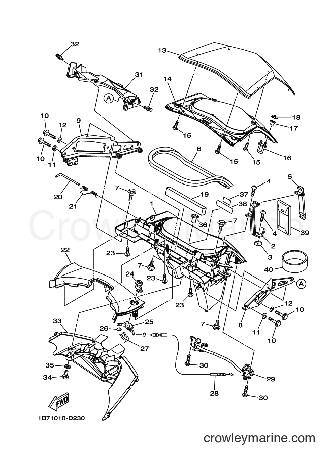 2010 Maxi-Scooter CP250 - CP250 (1B7B) [010] - SEAT 2