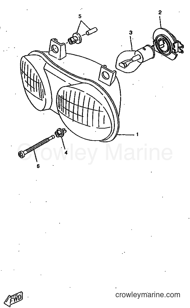 1998 Scooter CW50RSP - CW50RSP (4URF) [010] - HEADLIGHT